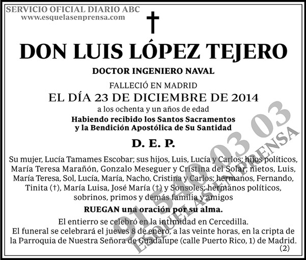 Luis López Tejero